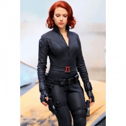 Avengers Age Of Ultron Black Widow Jacket